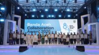 Illiza-Afdhal Serahkan Banda Aceh Colaboration Award kepada 21 Penerima di Malam Resepsi HUT Kota 